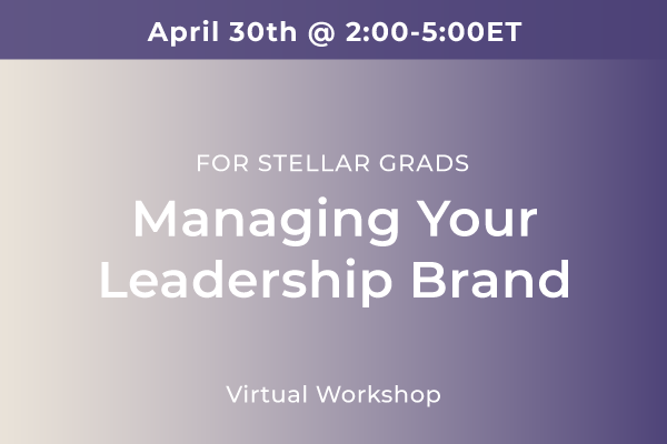 Managing Your Leadership Brand - April 30